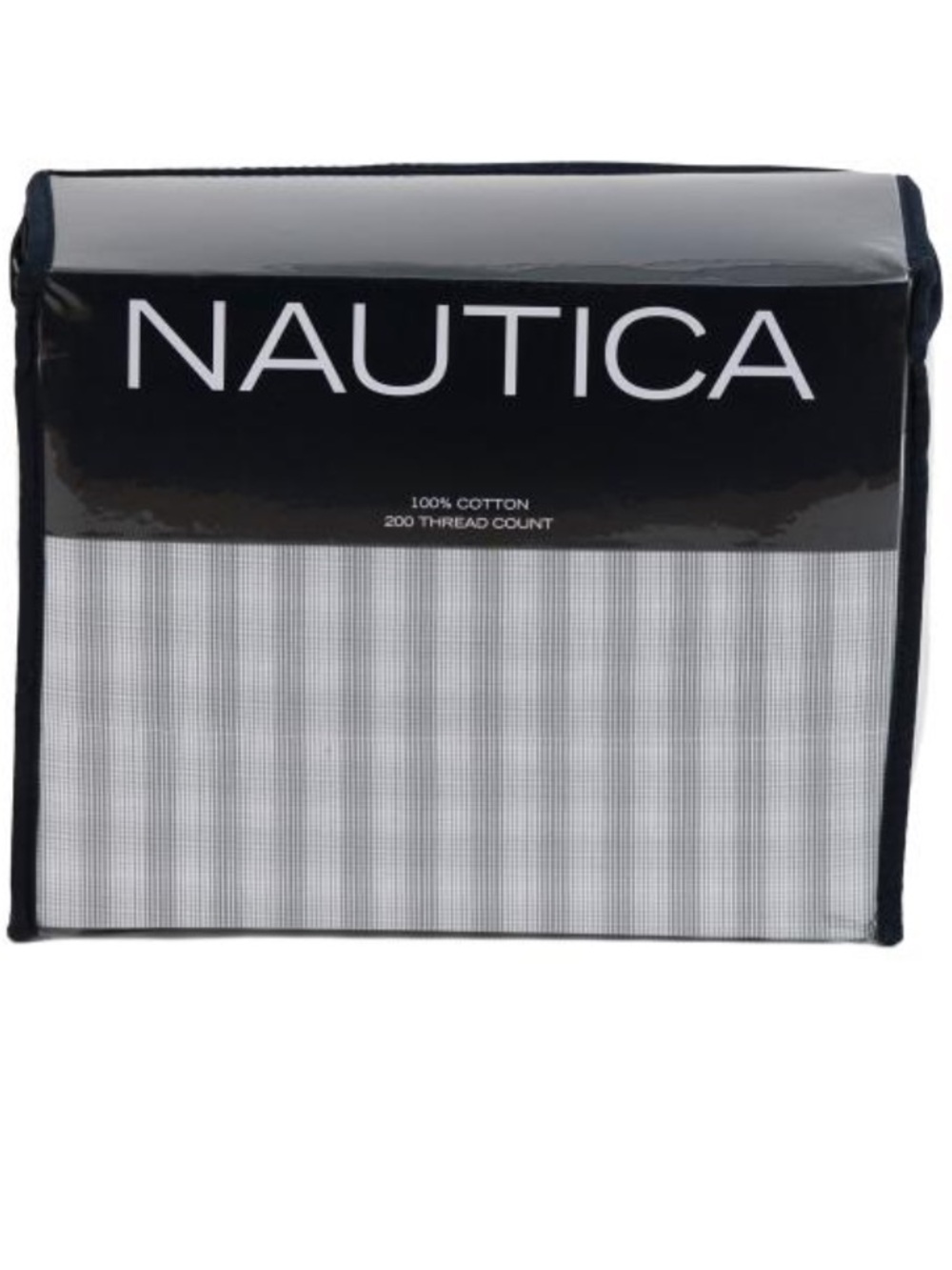 Nautica Gray Cotton Sheet Set
